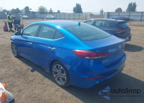 2017 Hyundai Elantra Limited from USA, damaged, VIN 5NPD84LF3HH069572